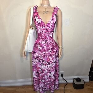 ☆Just Love Pink V-Neck Maxi Dress☆